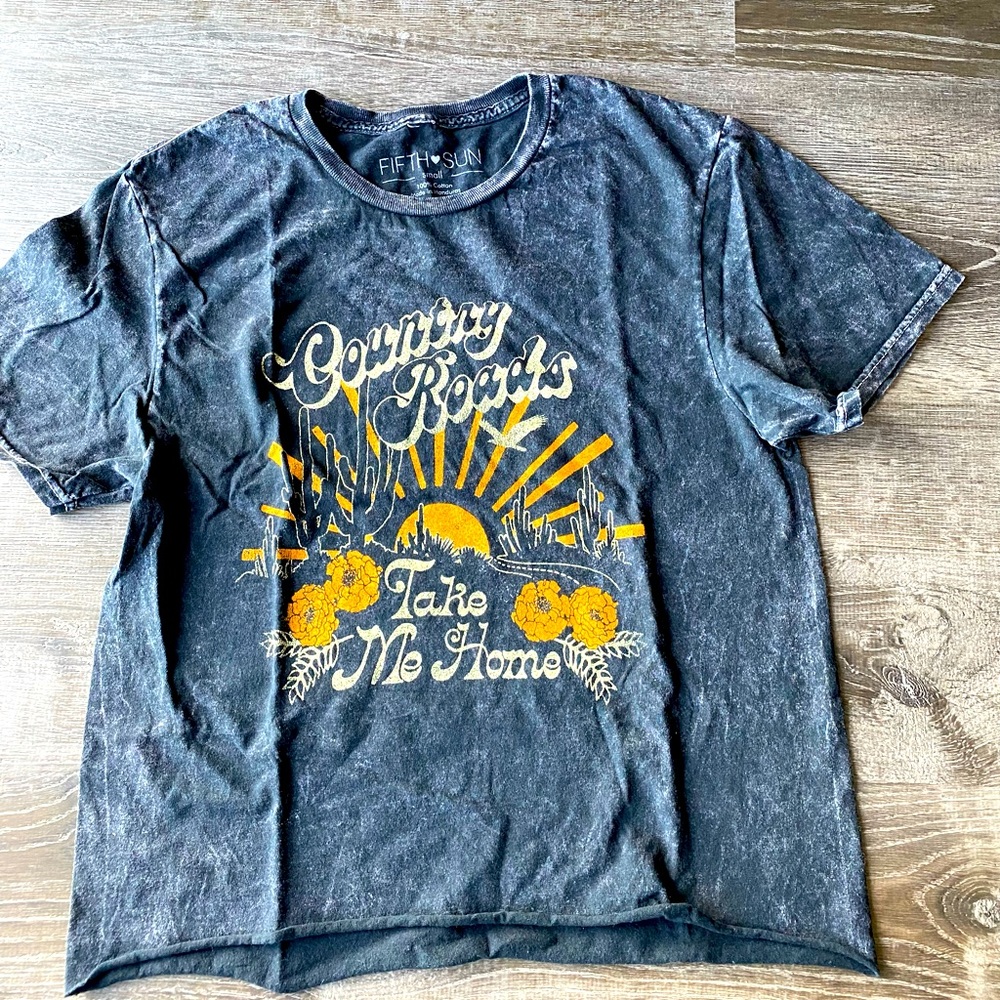 Fifth Sun country roads graphic tee